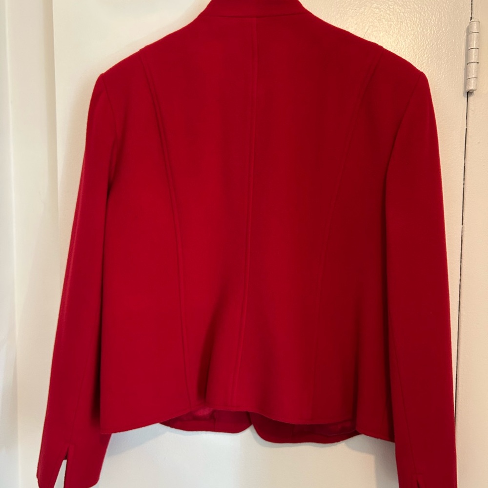 Vintage Louben Wool Red Jacket - Picture 2 of 5